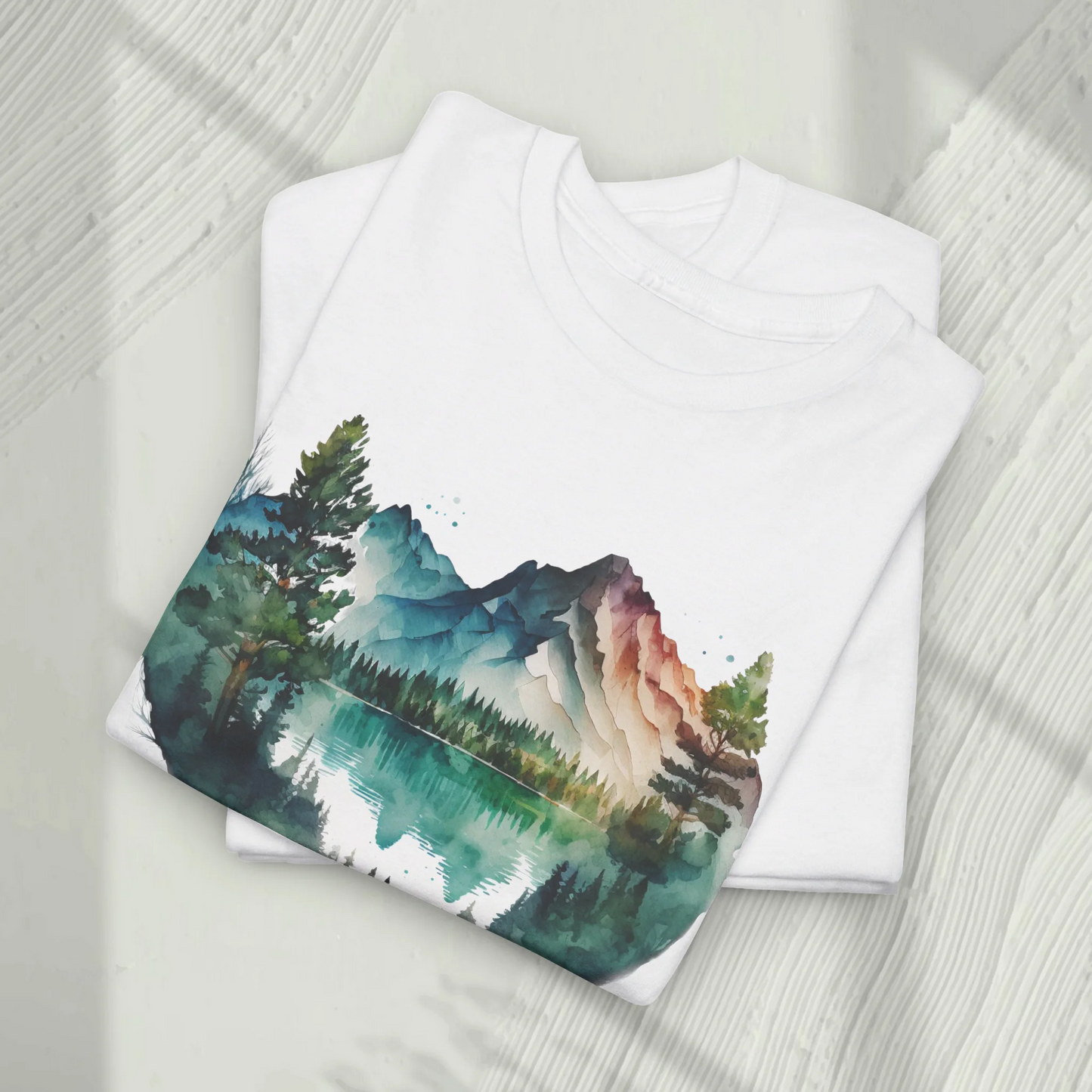 Falling in Love with the Forest Woman Heavy Cotton T-shirt