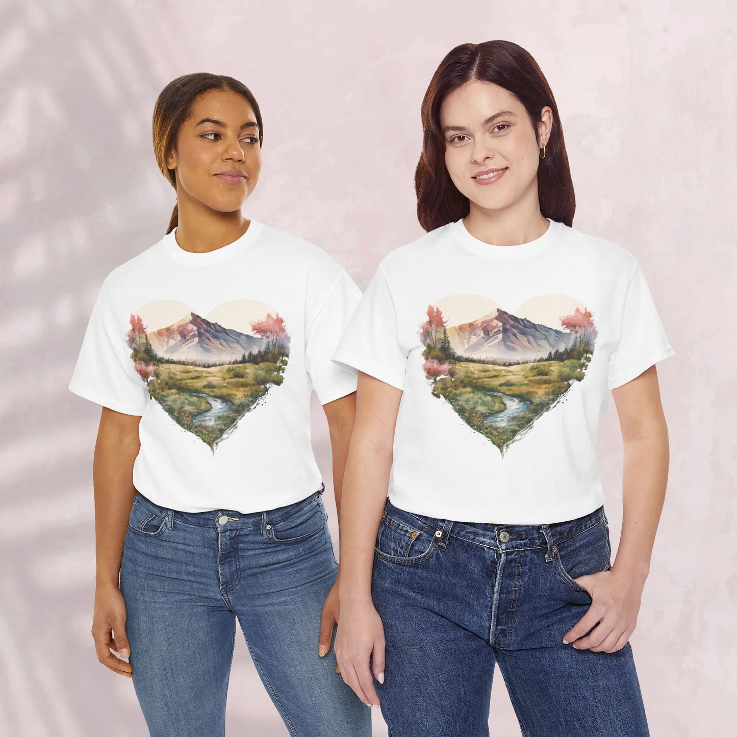 Deepening the Love for Forest Treasures Woman Heavy Cotton T-shirt