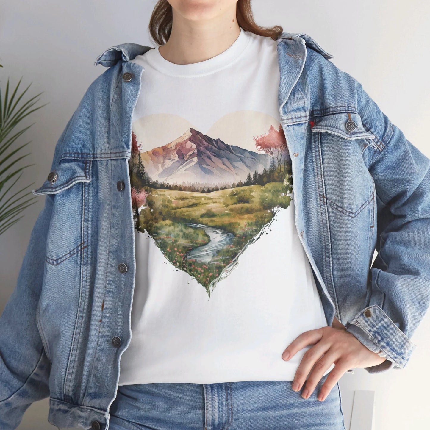 Deepening the Love for Forest Treasures Woman Heavy Cotton T-shirt