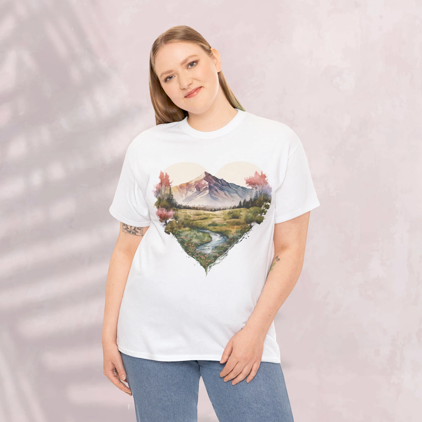 Deepening the Love for Forest Treasures Woman Heavy Cotton T-shirt