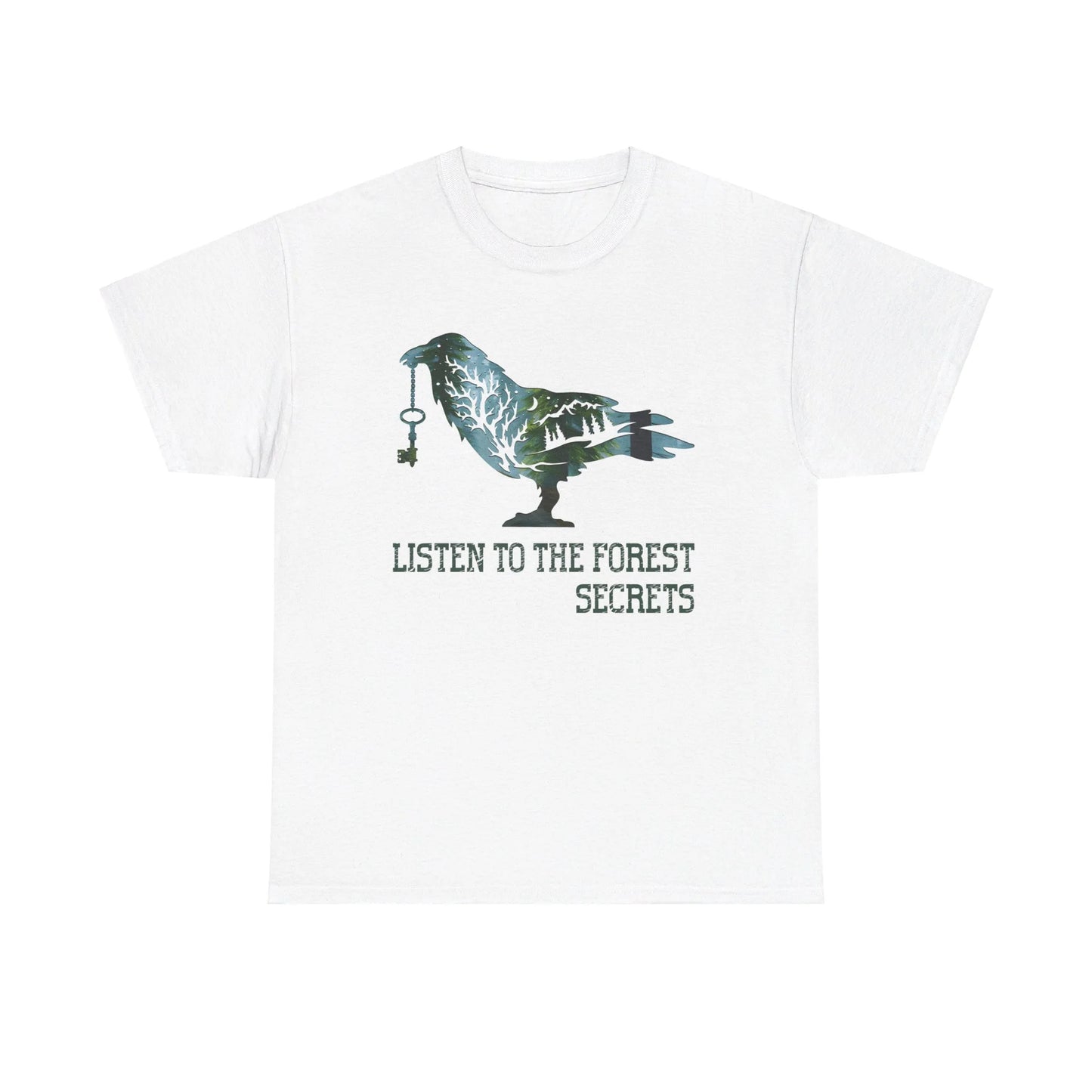 Listen to the Forest's Secrets Woman Heavy Cotton T-shirt