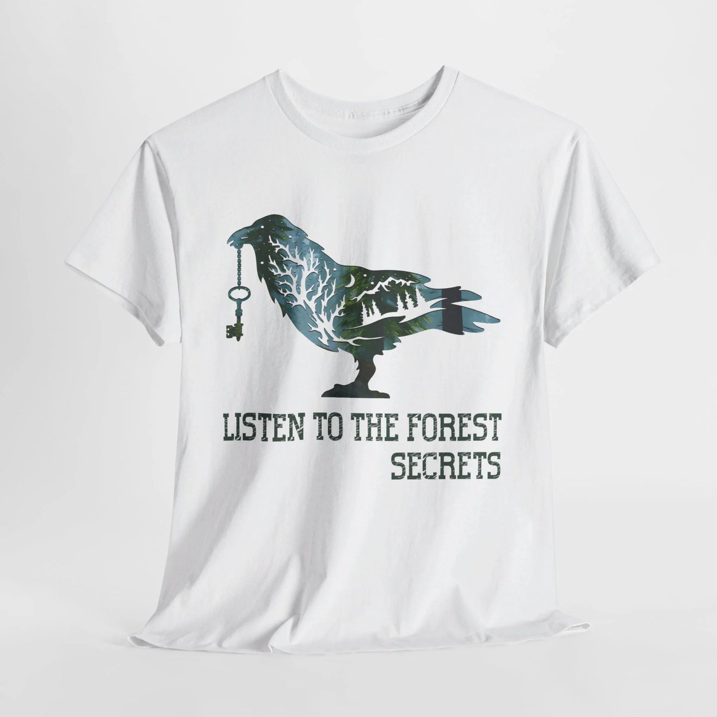 Listen to the Forest's Secrets Woman Heavy Cotton T-shirt