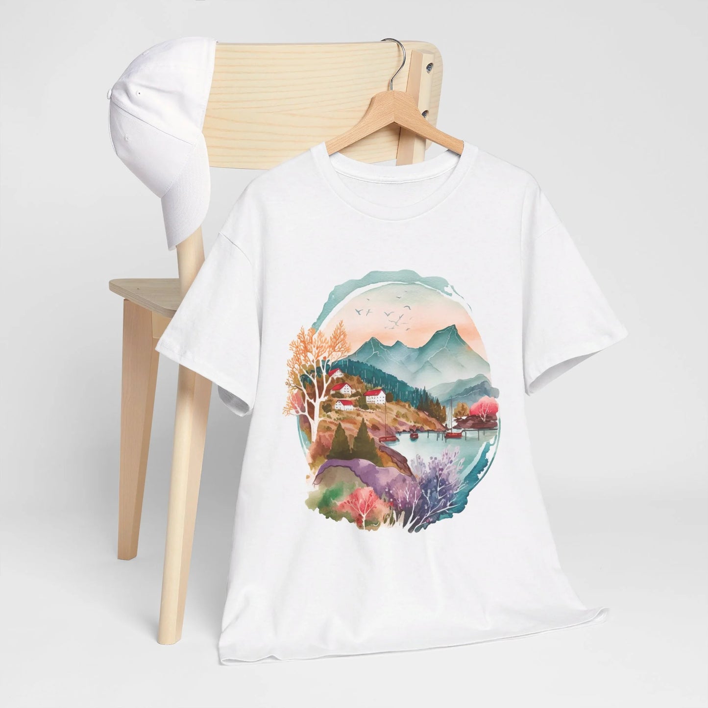 Forest Whispers Woman Heavy Cotton T-shirt