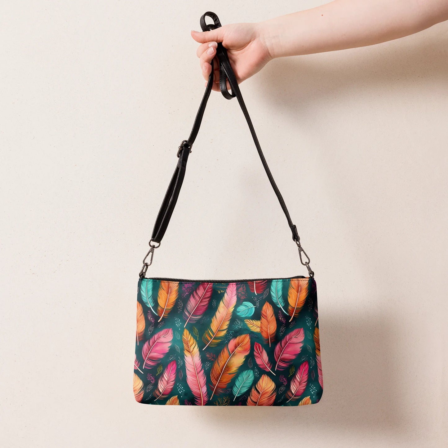 Wonderful Feathers Crossbody Bag