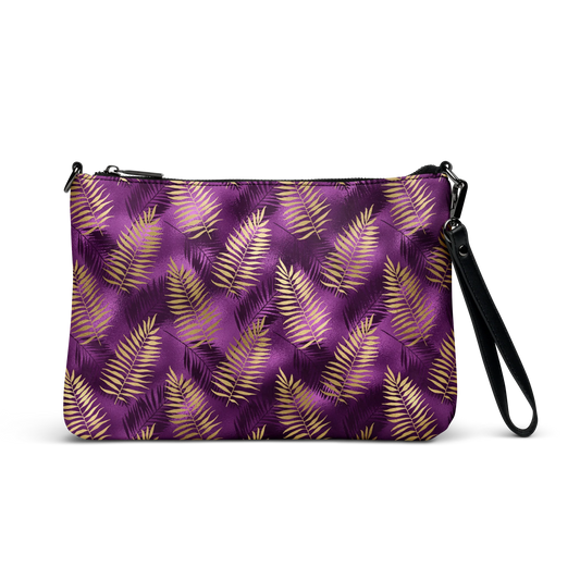 Violet & Gold Tropical Magic Crossbody Bag