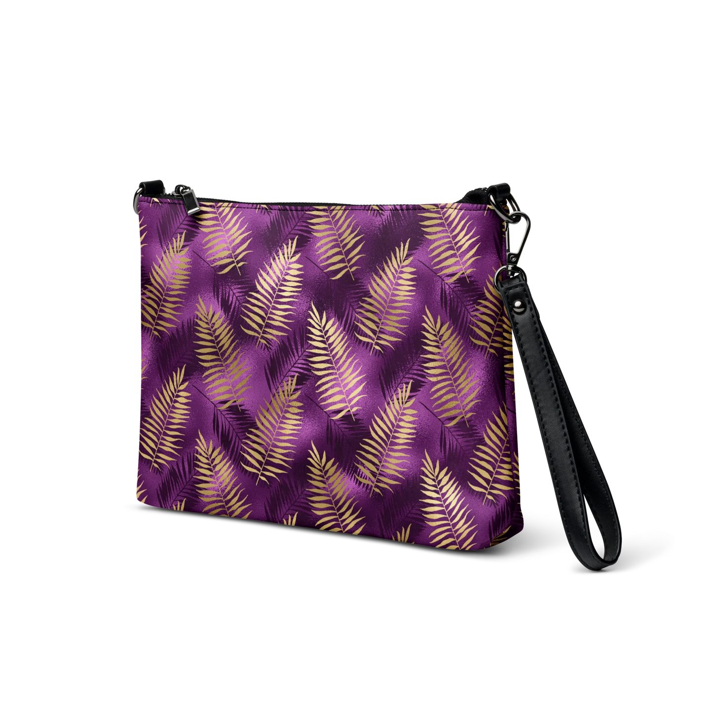 Violet & Gold Tropical Magic Crossbody Bag