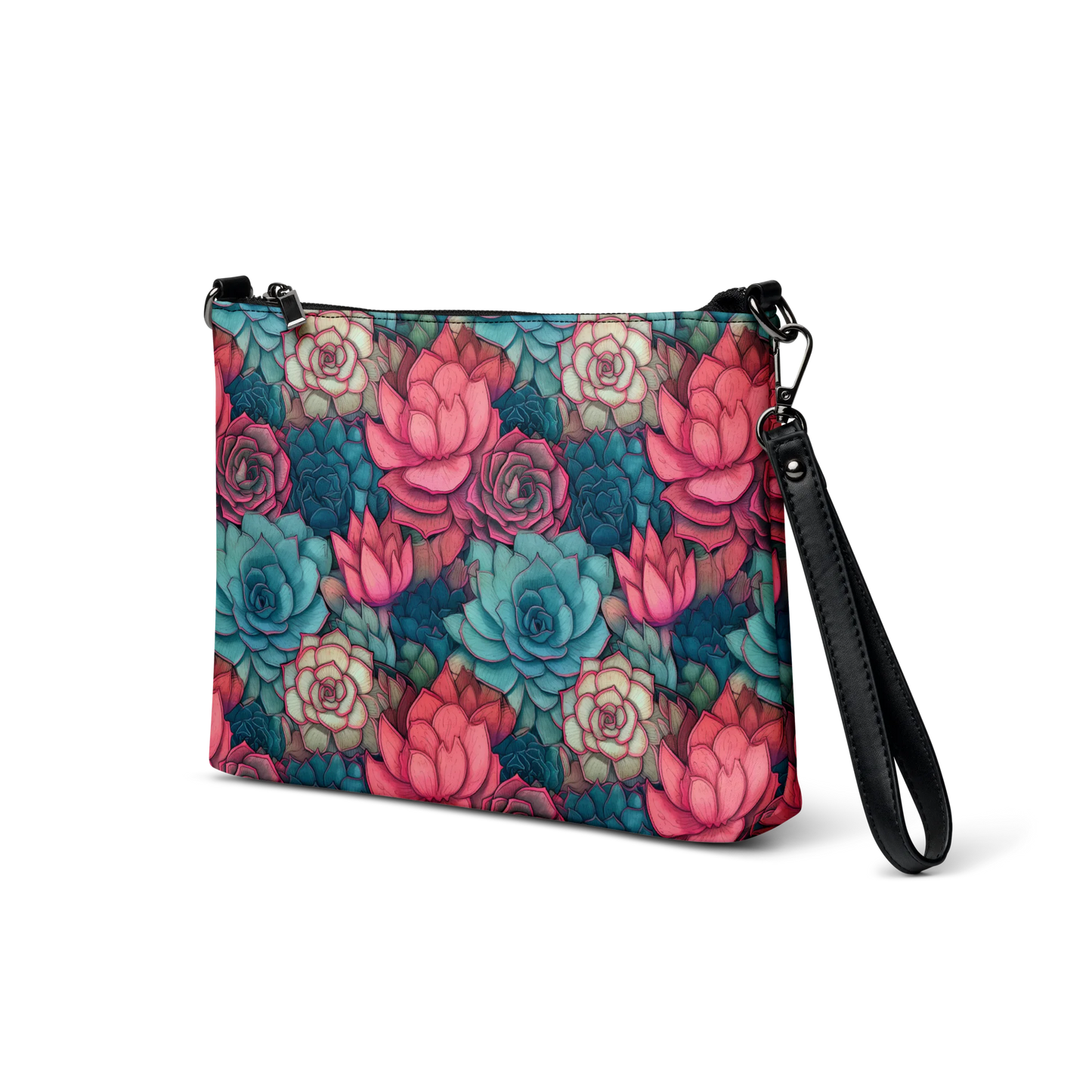 Bright Eternal Flowers Fantasy Crossbody Bag