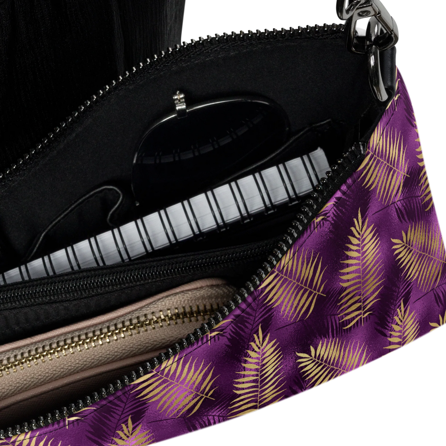 Violet & Gold Tropical Magic Crossbody Bag