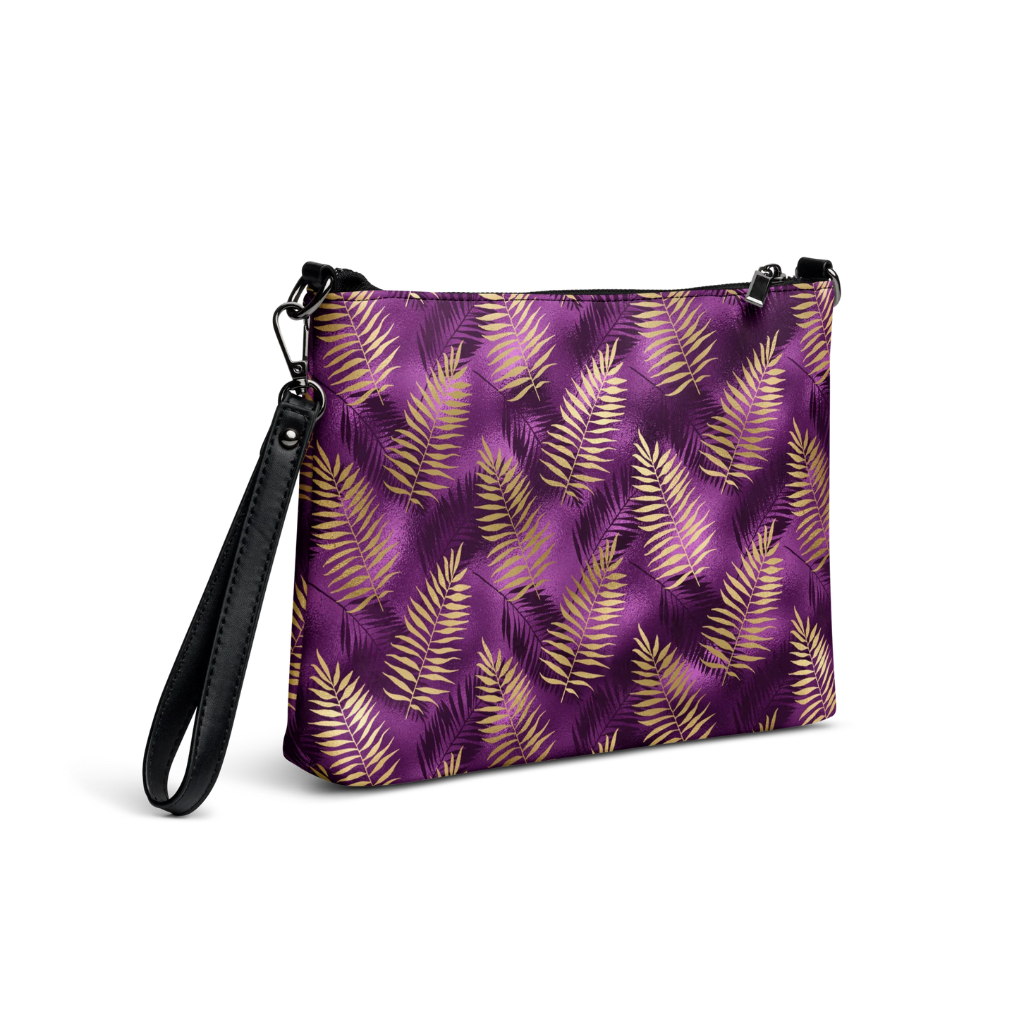 Violet & Gold Tropical Magic Crossbody Bag