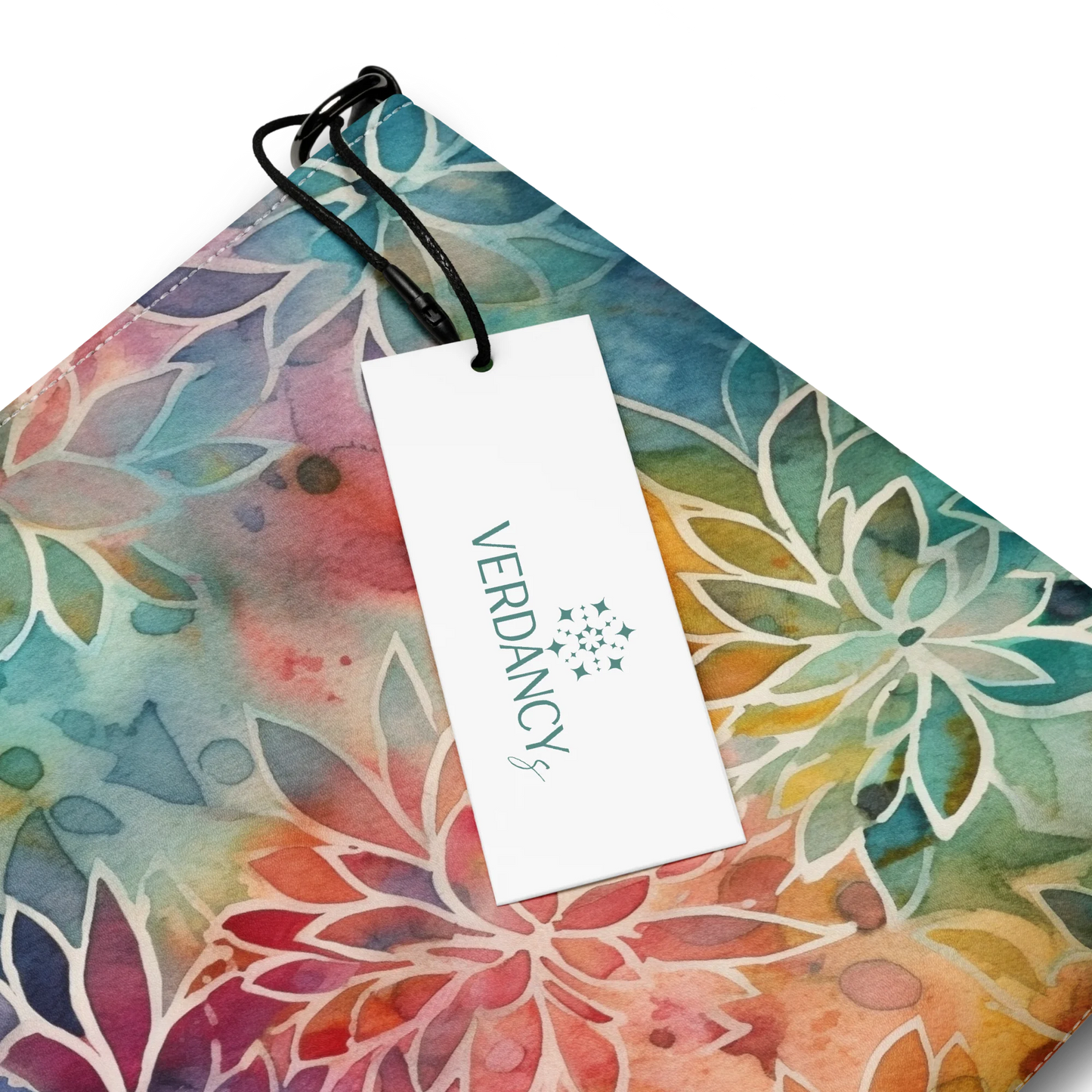 Colorful Summer Floral Abstraction Crossbody Bag