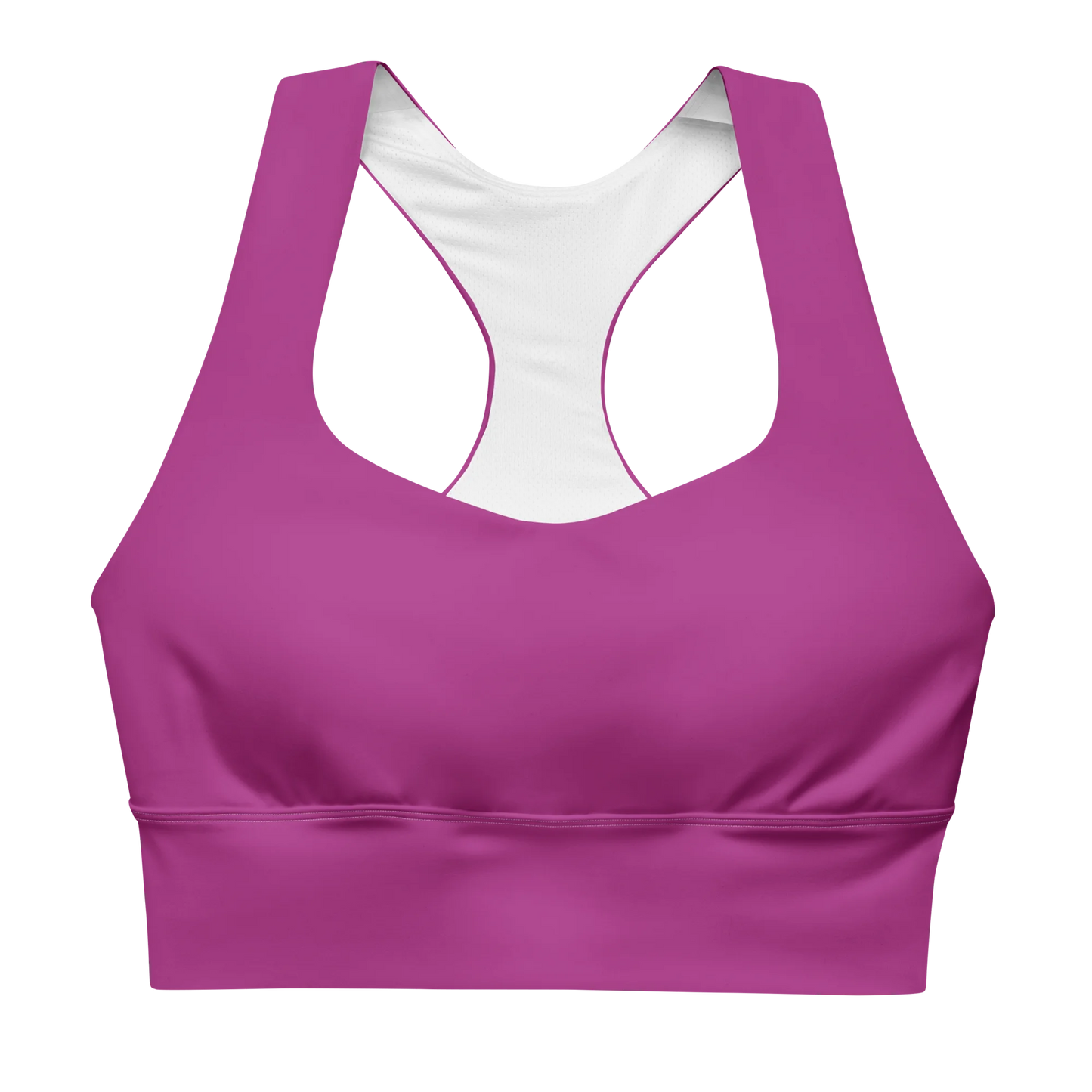 Blooming Violet Basic Longline Sports Bra