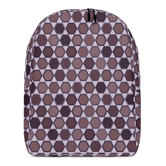 Wine Honeycombs Abstraction Backpack