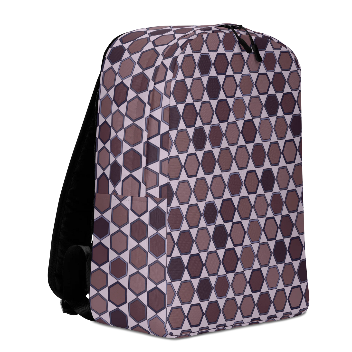 Wine Honeycombs Abstraction Backpack