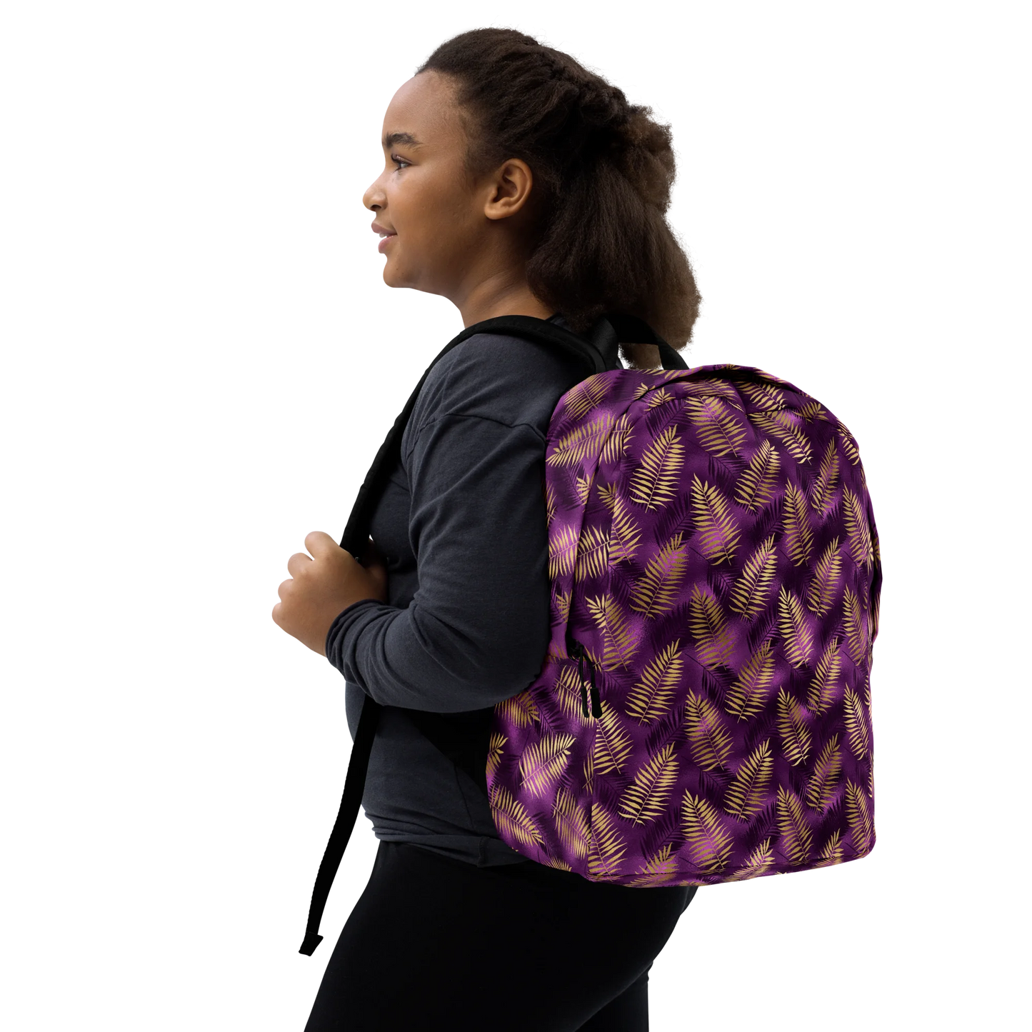 Violet & Gold Tropical Magic Backpack