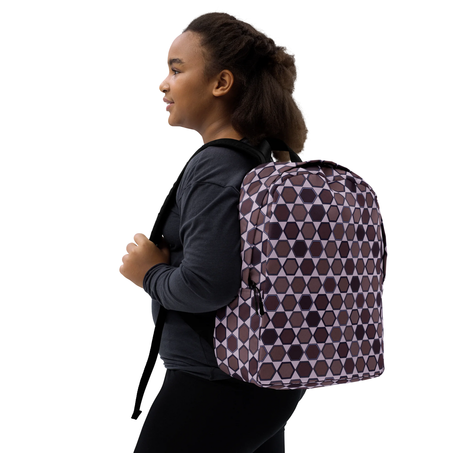 Wine Honeycombs Abstraction Backpack