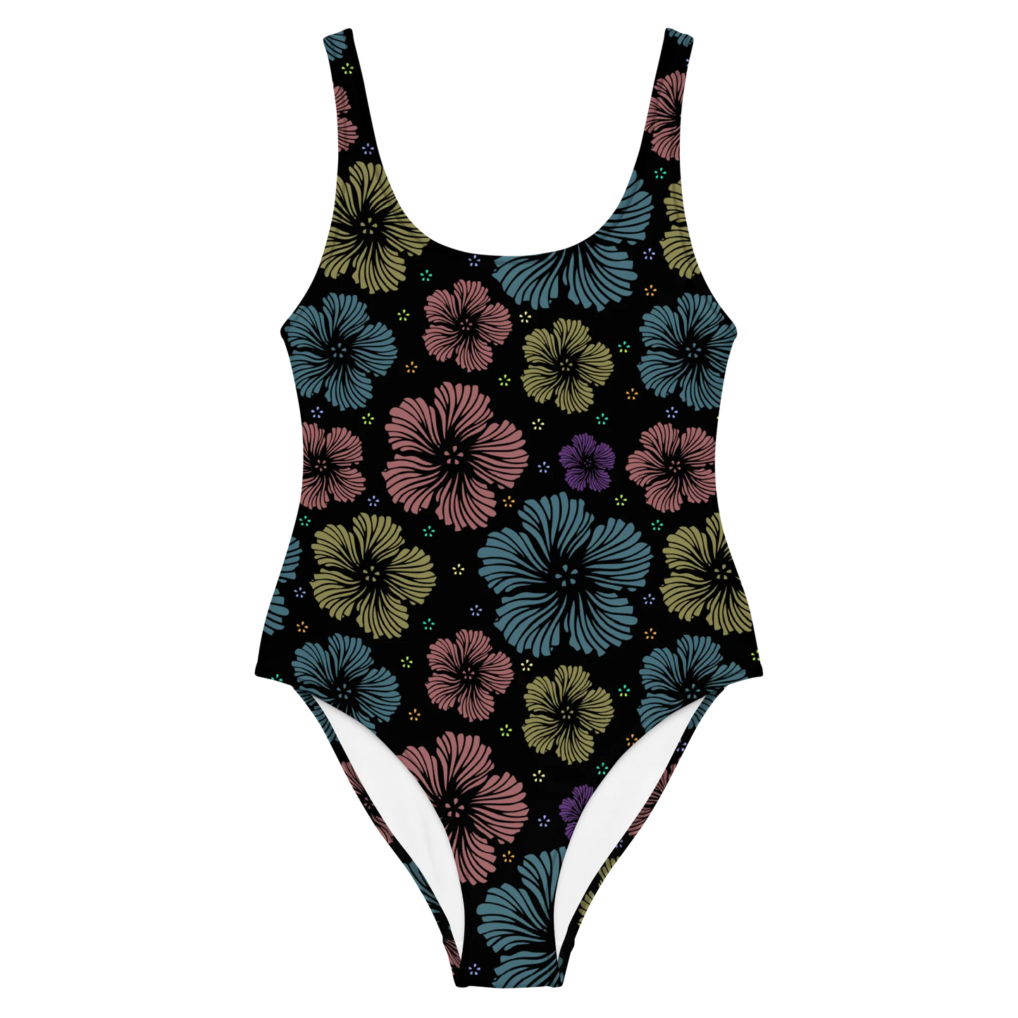 Clean Floral Vibes One-Piece Swimsuit