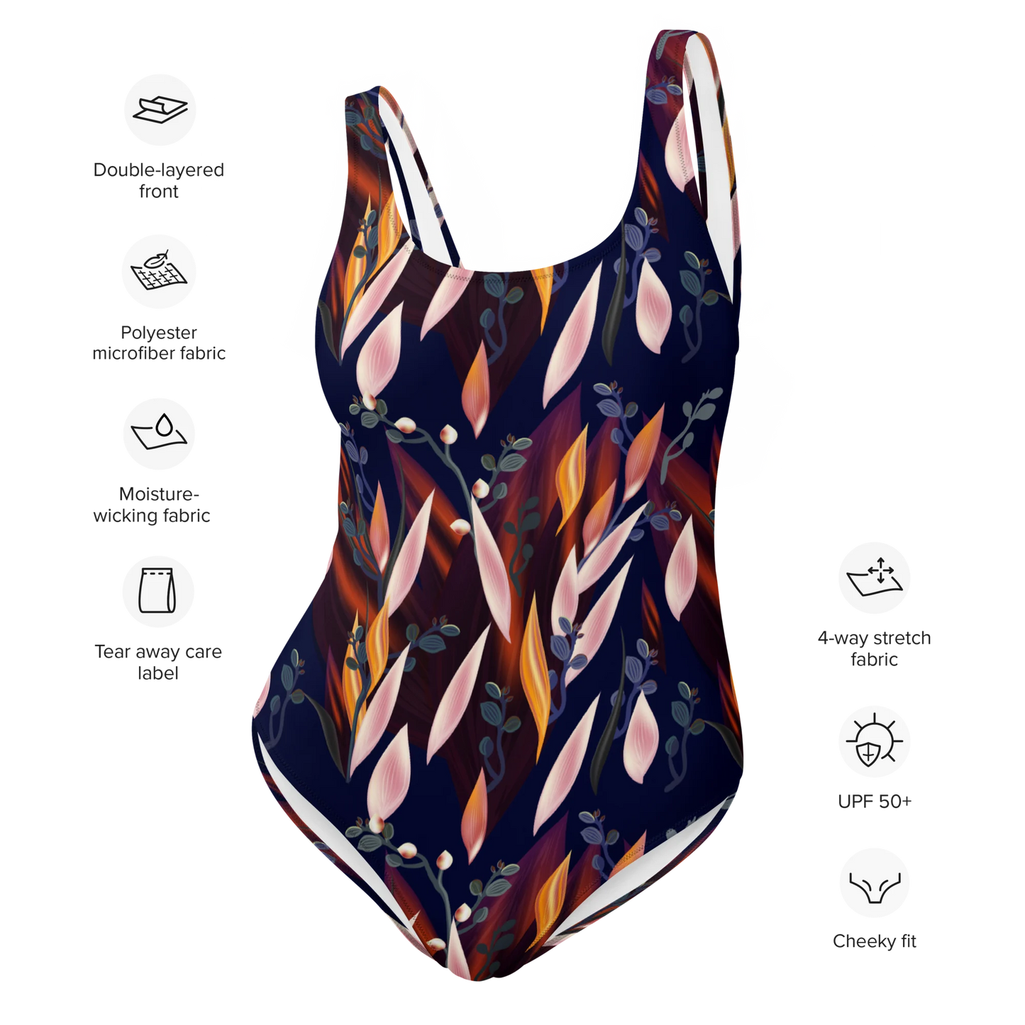 Tropical Paradise One-Piece Swimsuit