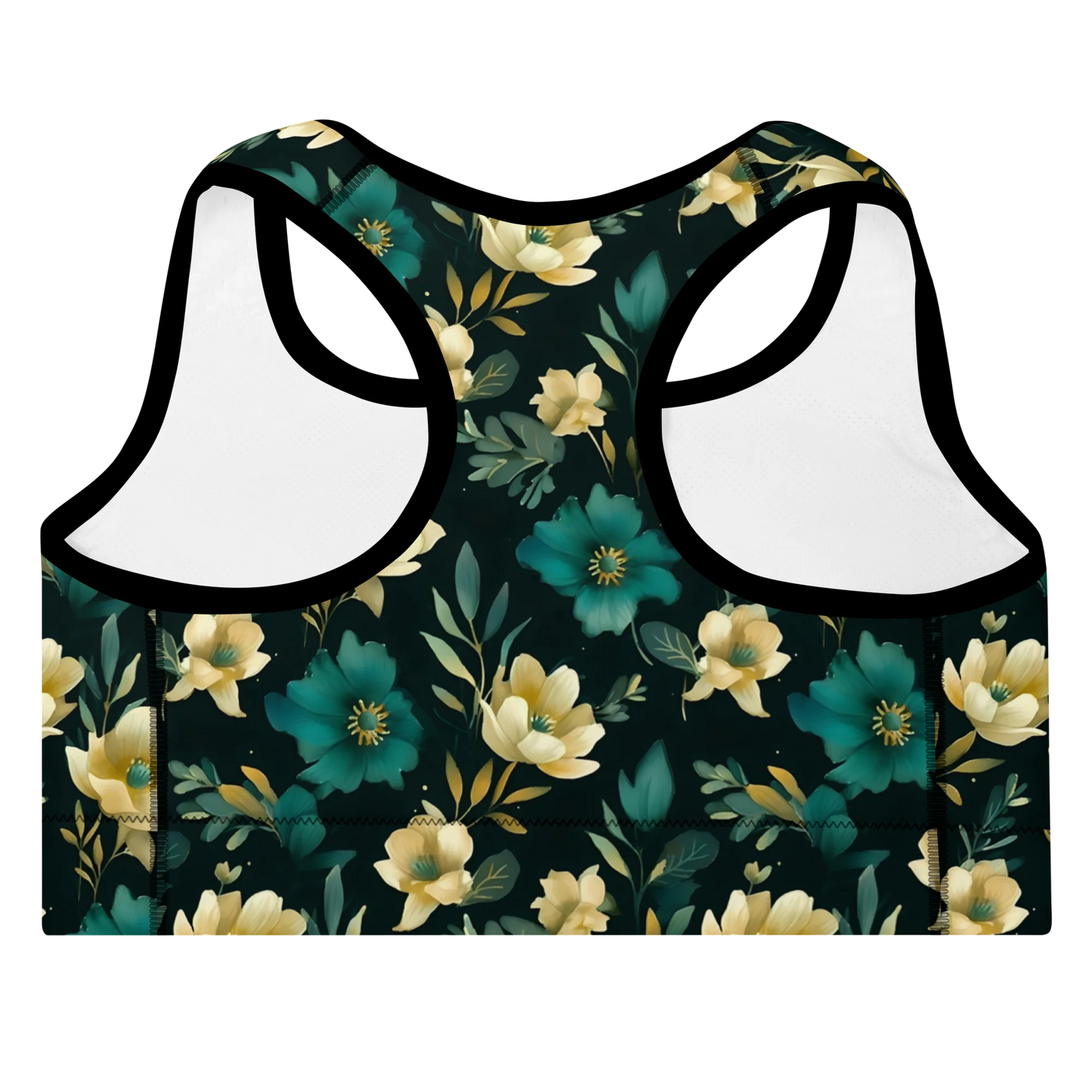 Minimalist Blooms Sports Bra