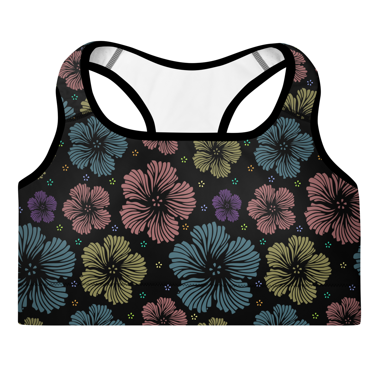 Clean Floral Vibes Sports Bra