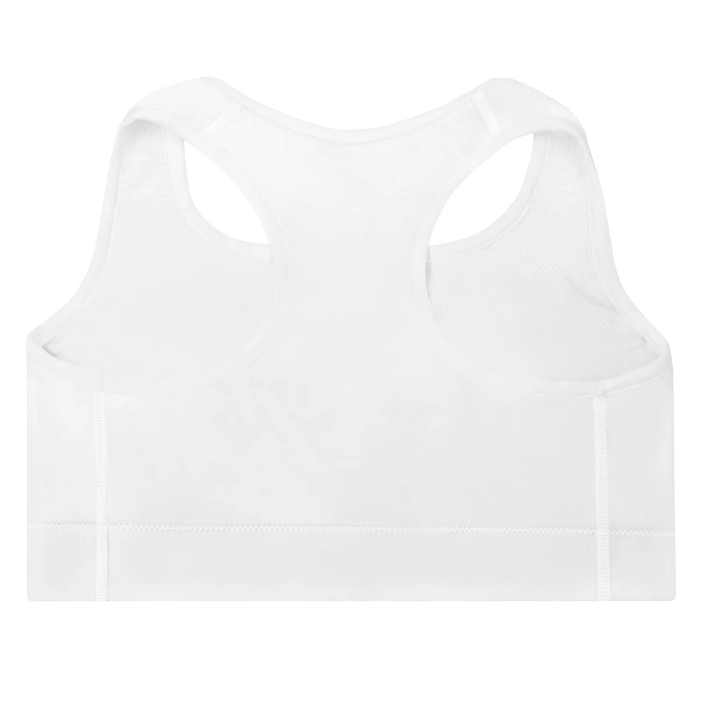 Brilliant White Basic Padded Sports Bra