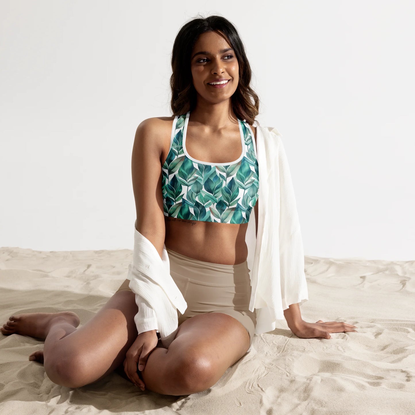 Leafy Chic Sports Bra