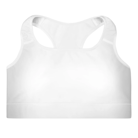 Brilliant White Basic Padded Sports Bra