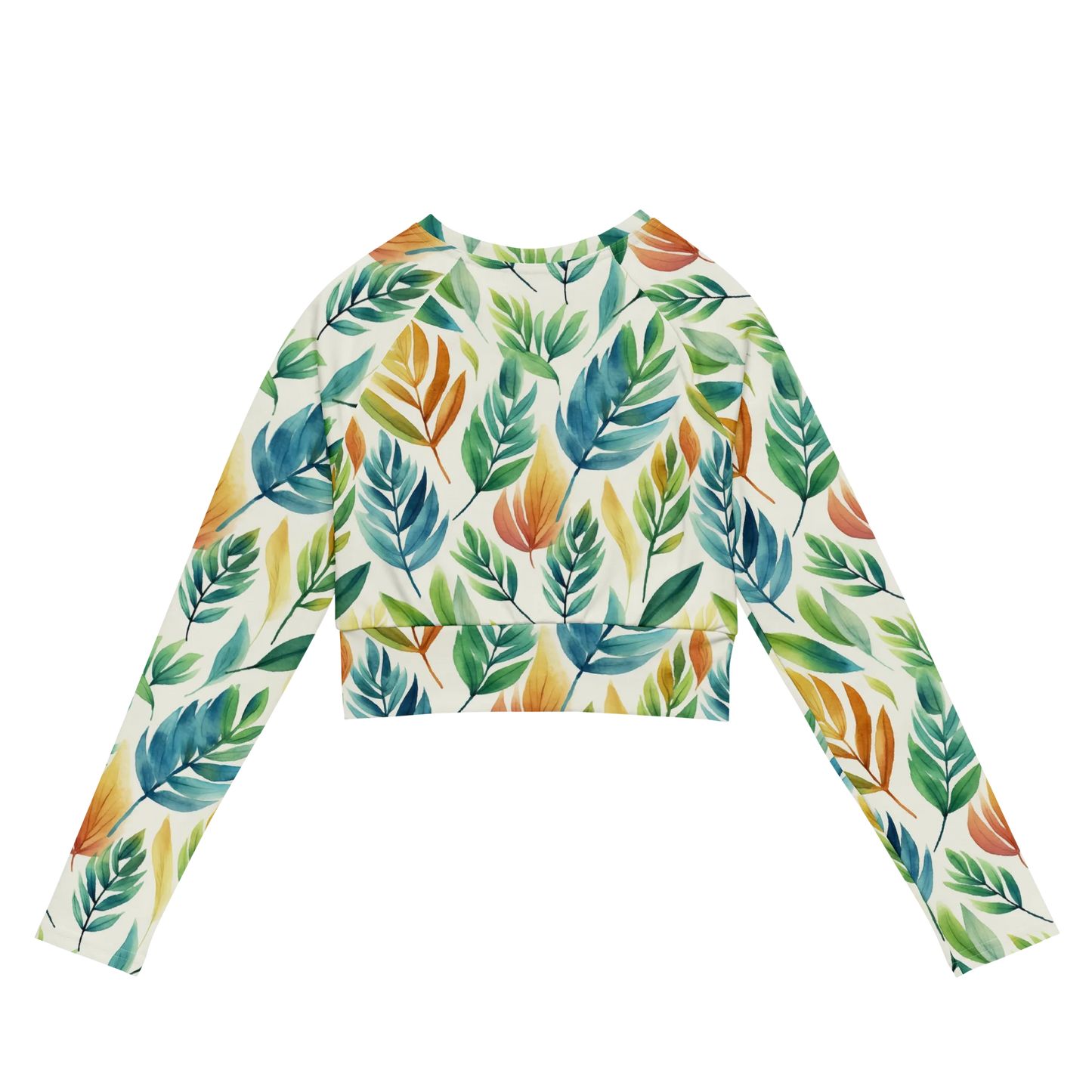 Endless Fall Fantasy Recycled Long-sleeve Crop Top