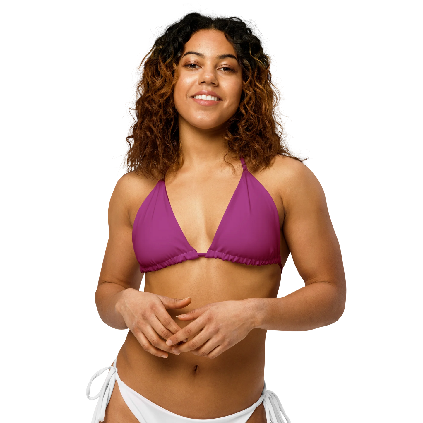 Blooming Violet Basic Recycled String Top