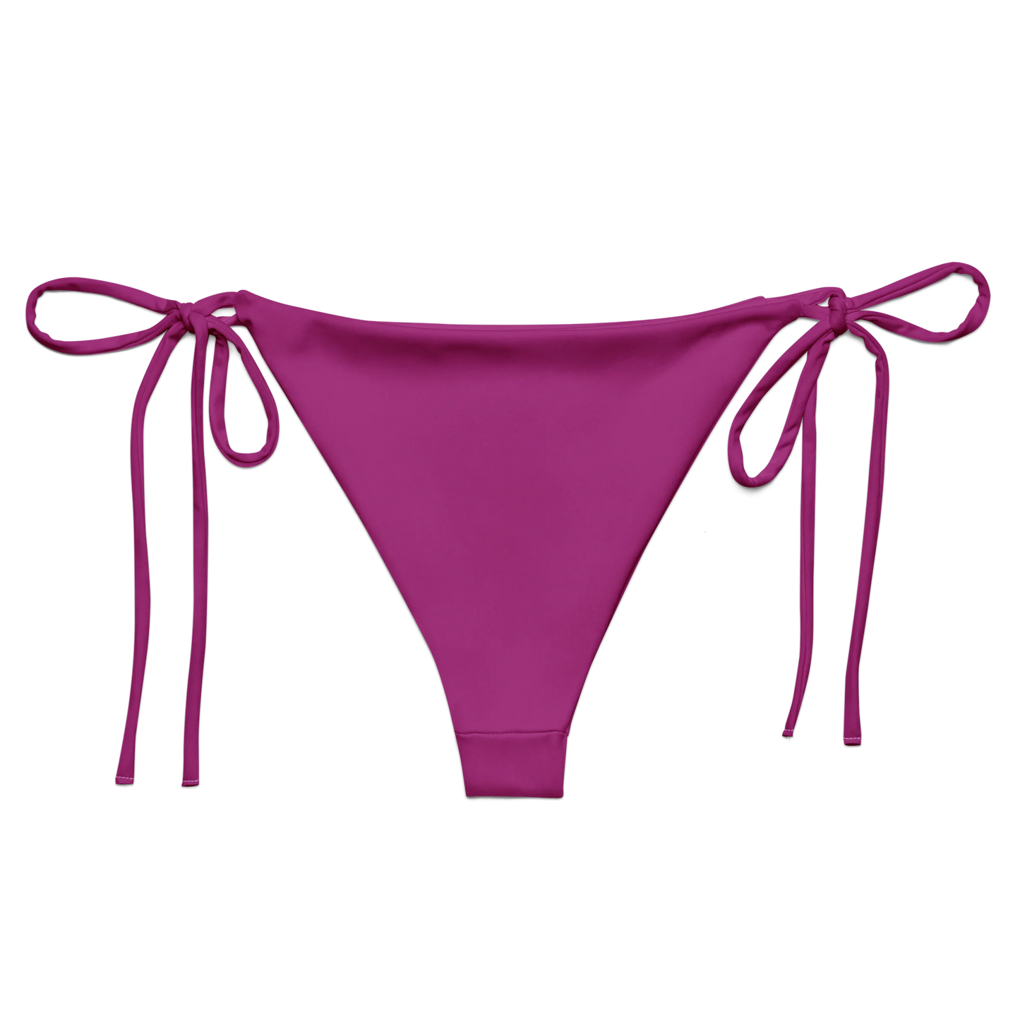 Blooming Violet Basic Recycled String Bikini Bottom