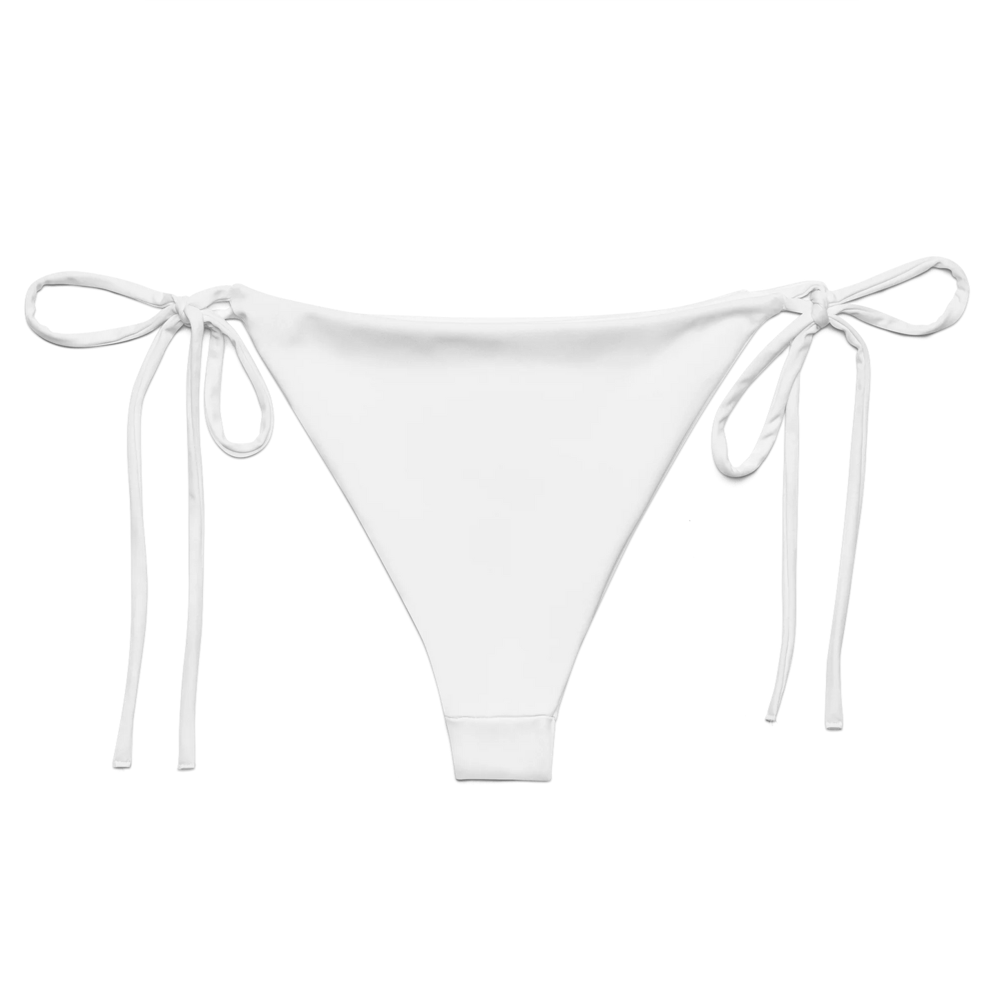 Brilliant White Basic Basic Recycled String Bikini Bottom