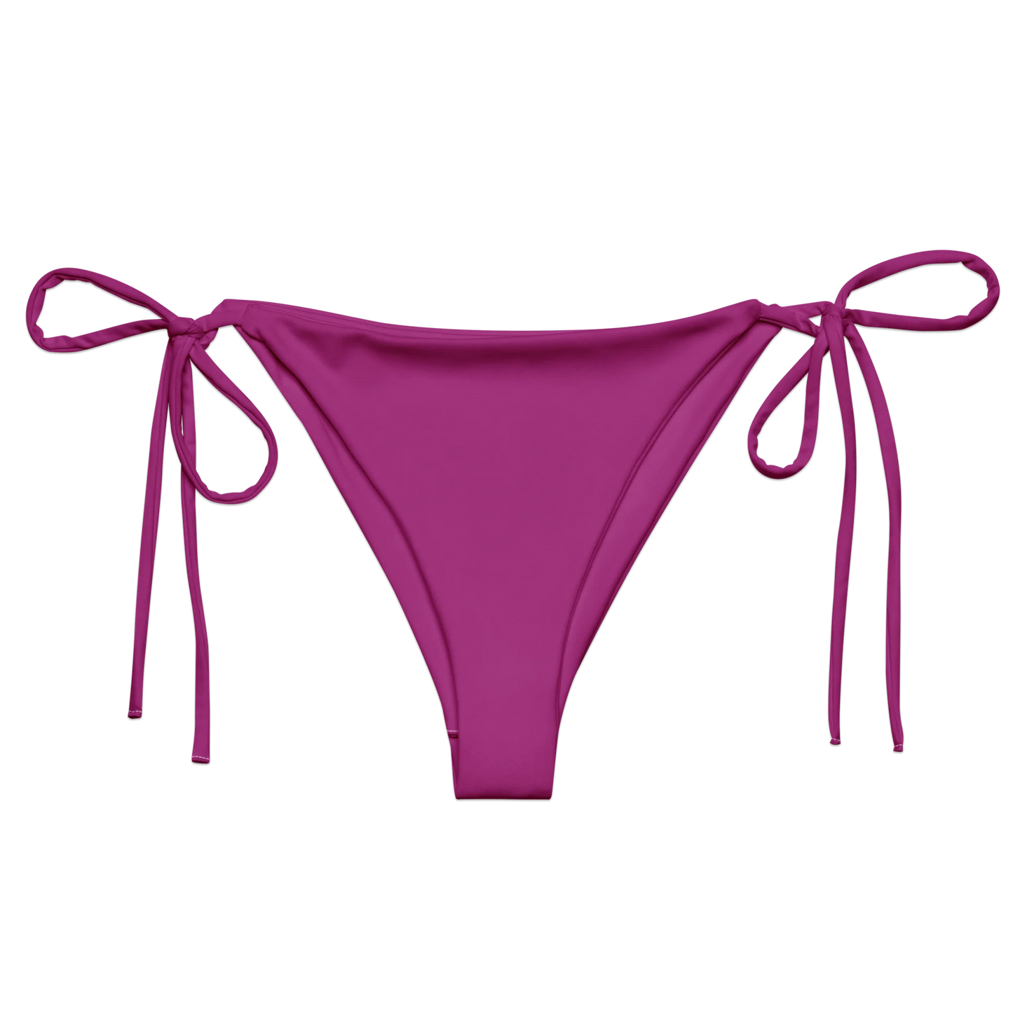 Blooming Violet Basic Recycled String Bikini Bottom