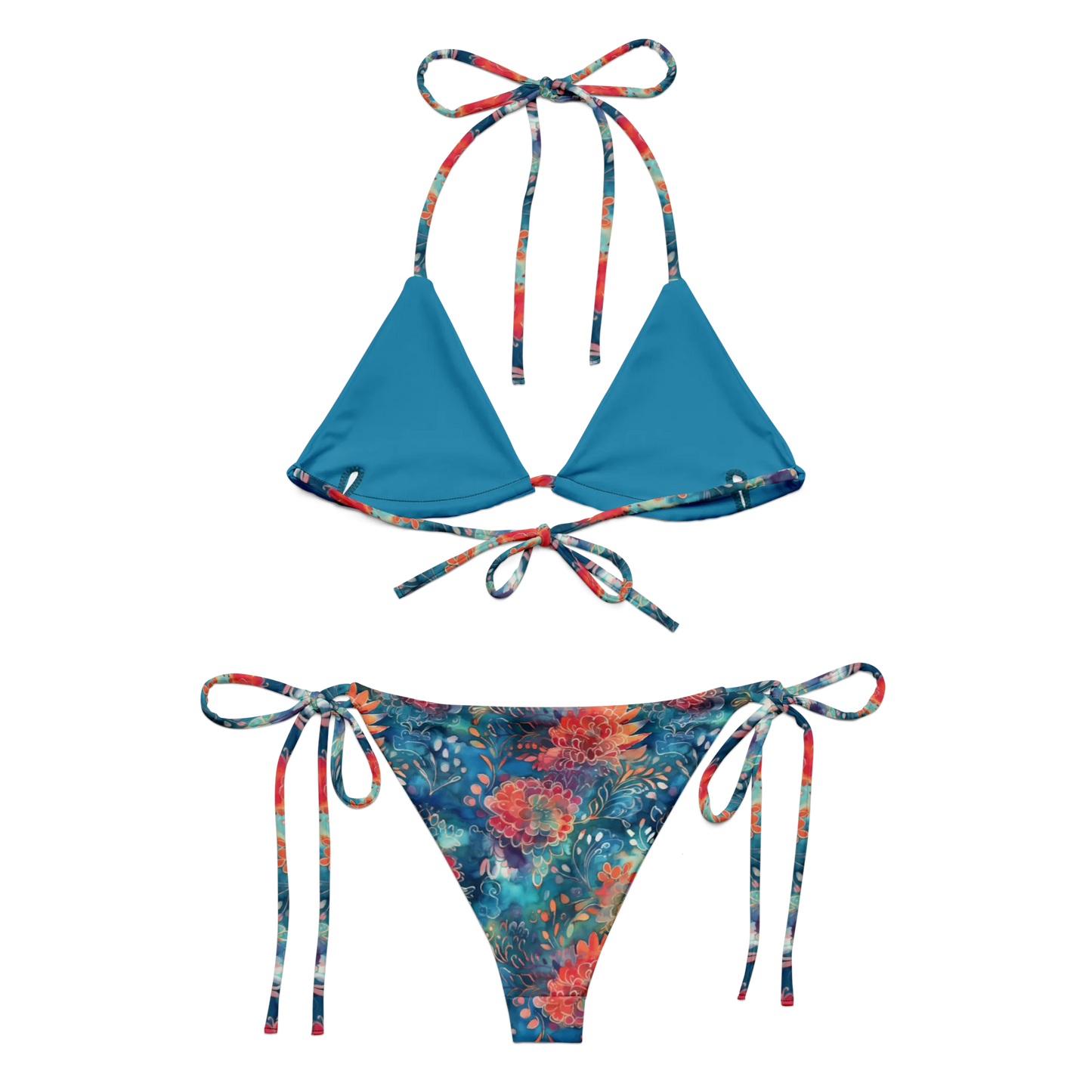 Ethereal Meadow Recycled String Bikini