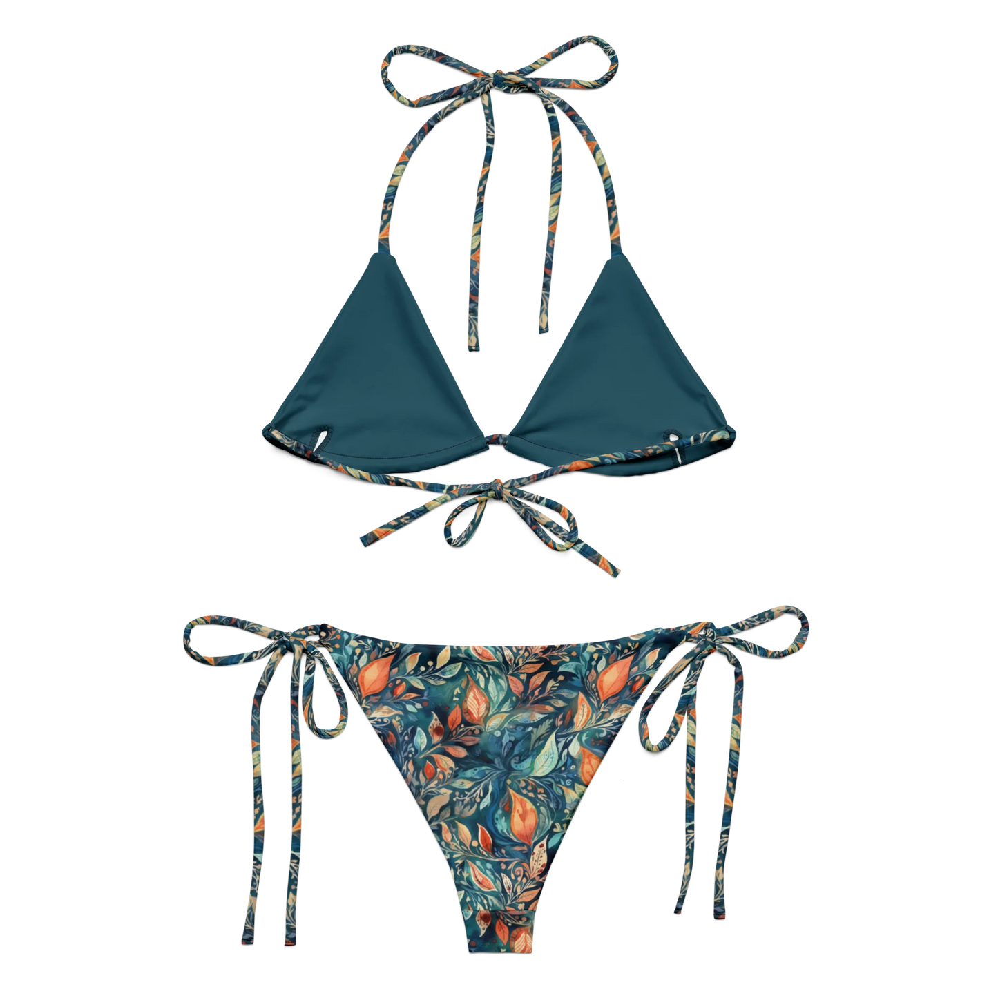 Bohemian Bloom Recycled String Bikini