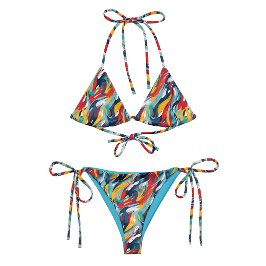 Bright Meadows Recycled String Bikini