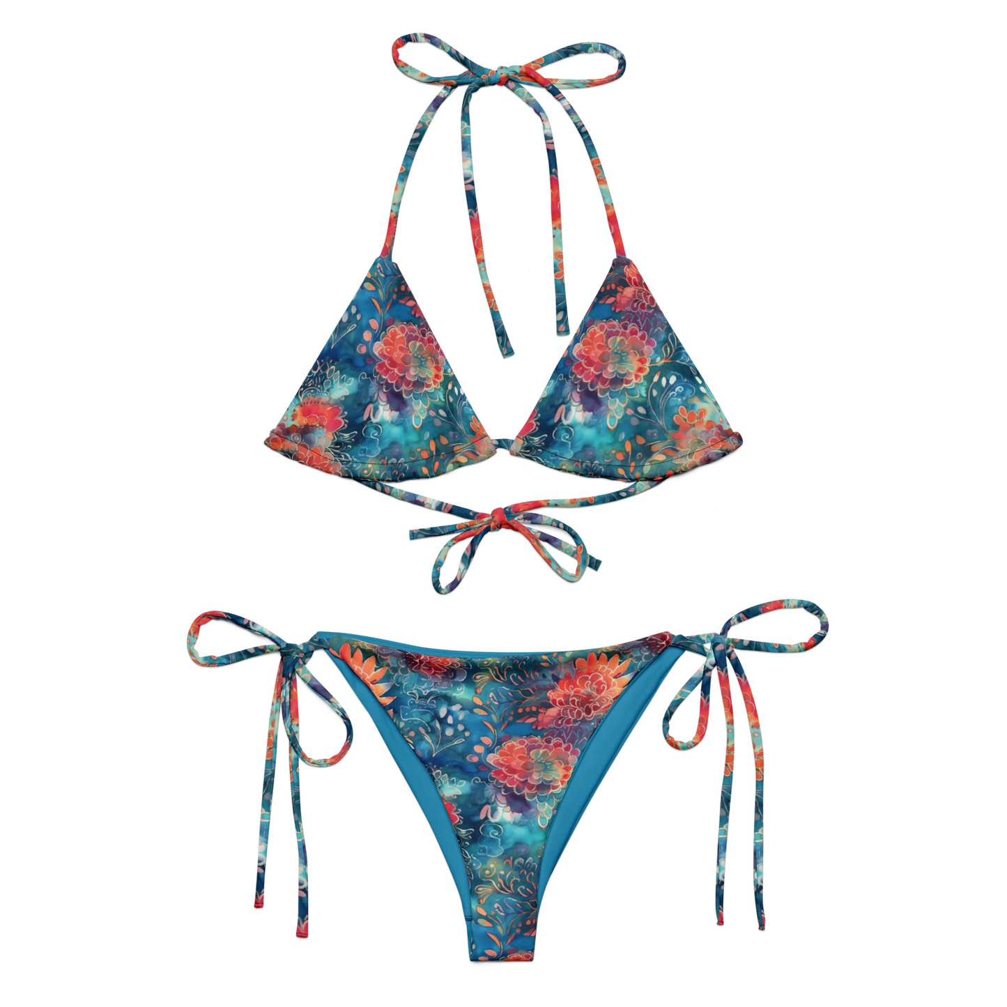 Ethereal Meadow Recycled String Bikini