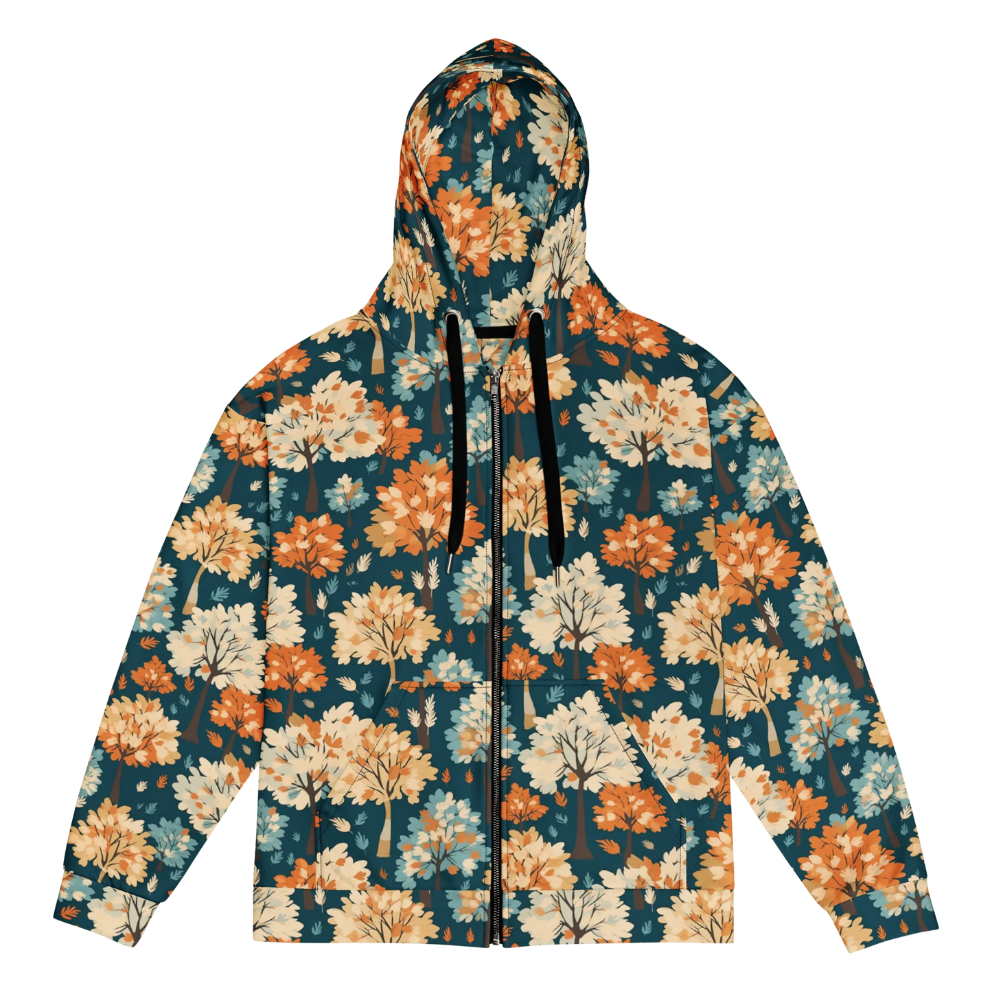 Gilded Leaf Serenade Zip Hoodie