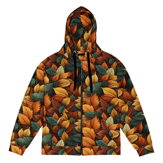 Rustling Autumn Attire Zip Hoodie