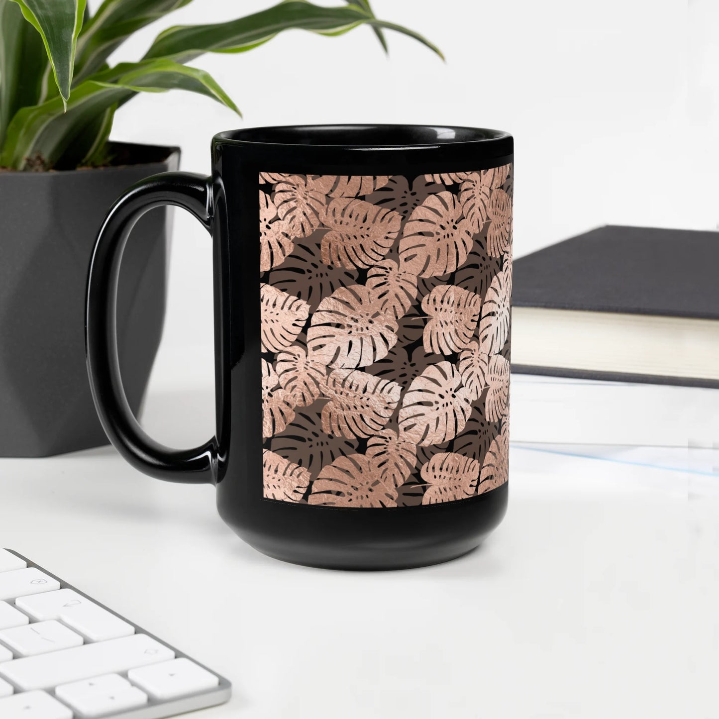 Jungle Queen Black Mug