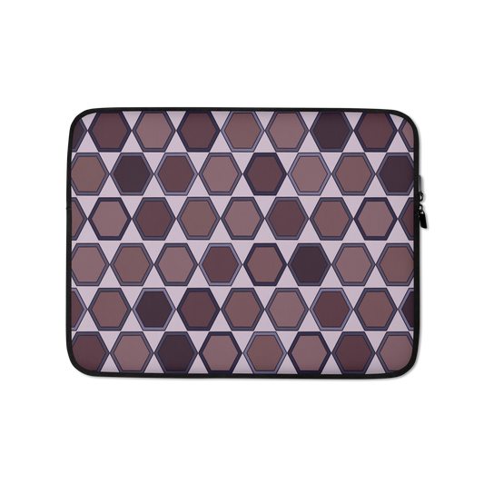 Wine Honeycombs Abstraction Laptop Sleeve