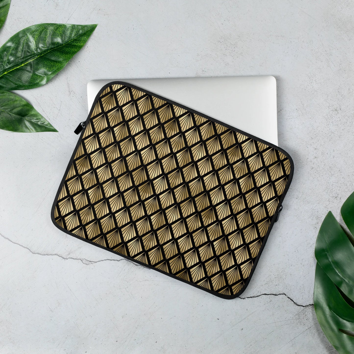 Pineapple Art Deco Fantasy Laptop Sleeve