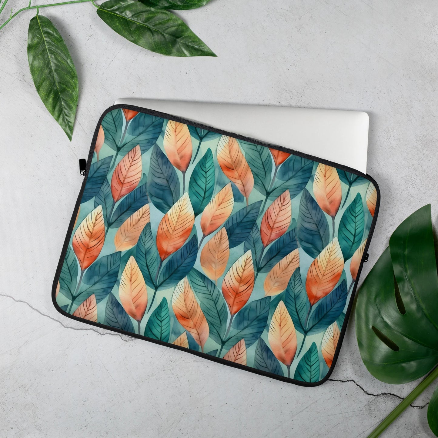 Leafy Minimalism Laptop Sleeve