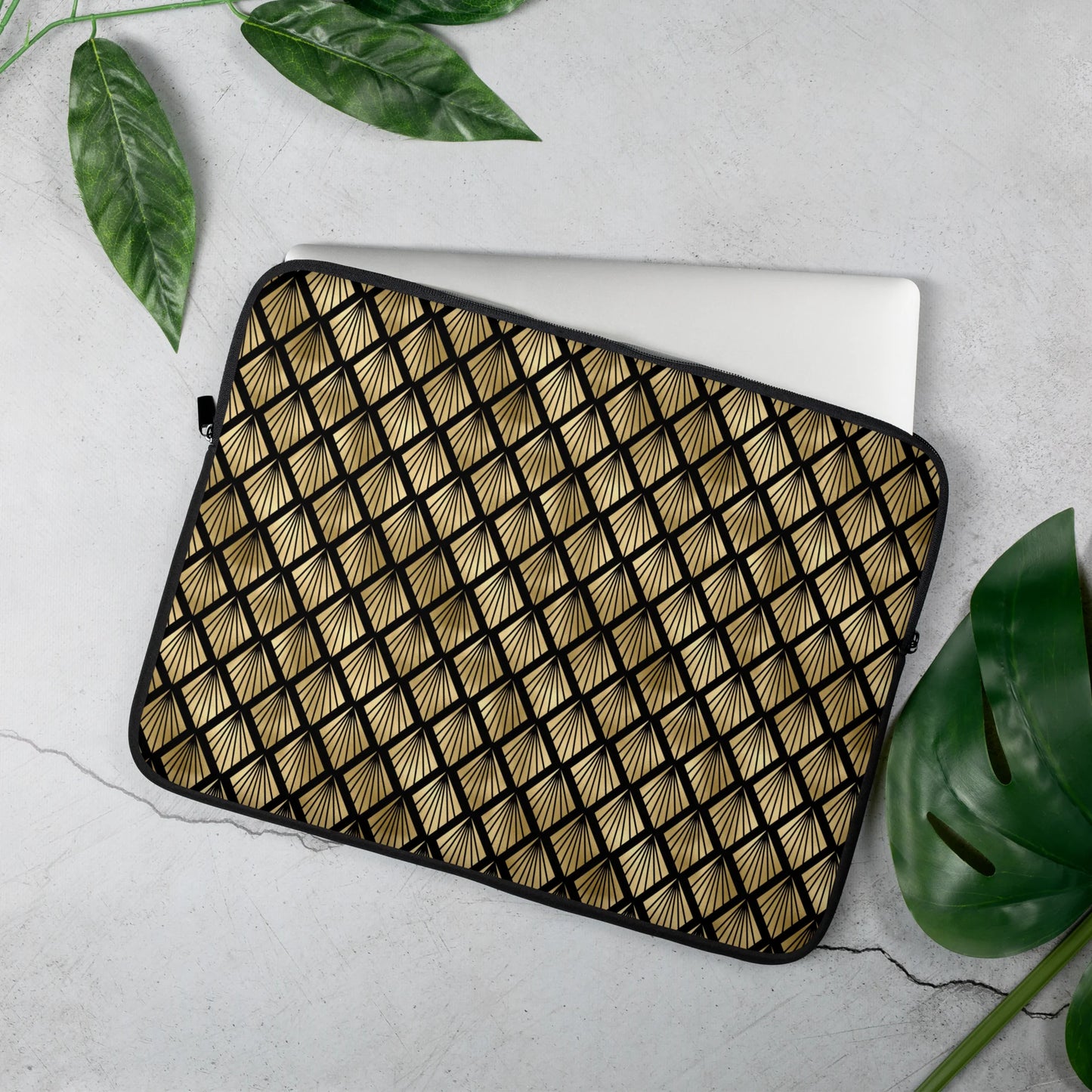 Pineapple Art Deco Fantasy Laptop Sleeve