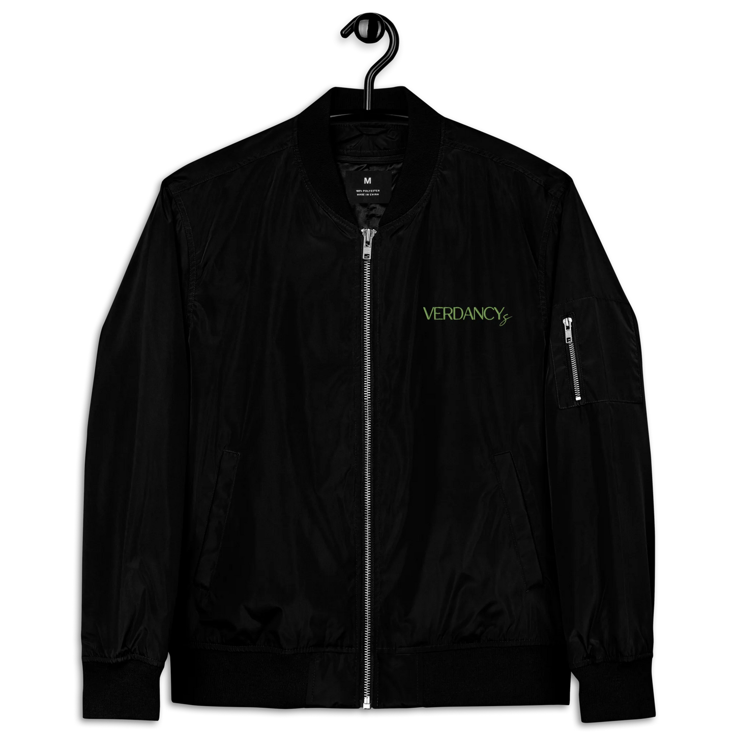 Just Bloom Embroidered Premium Recycled Bomber Jacket