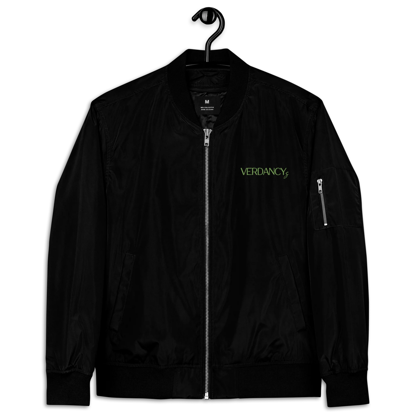 Storms Don't Last Forever Embroidered Premium Recycled Bomber Jacket