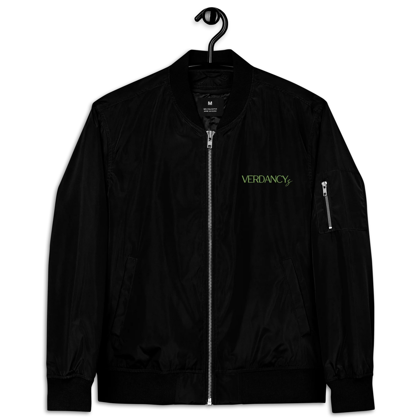 Find Your Fire Embroidered Premium Recycled Bomber Jacket