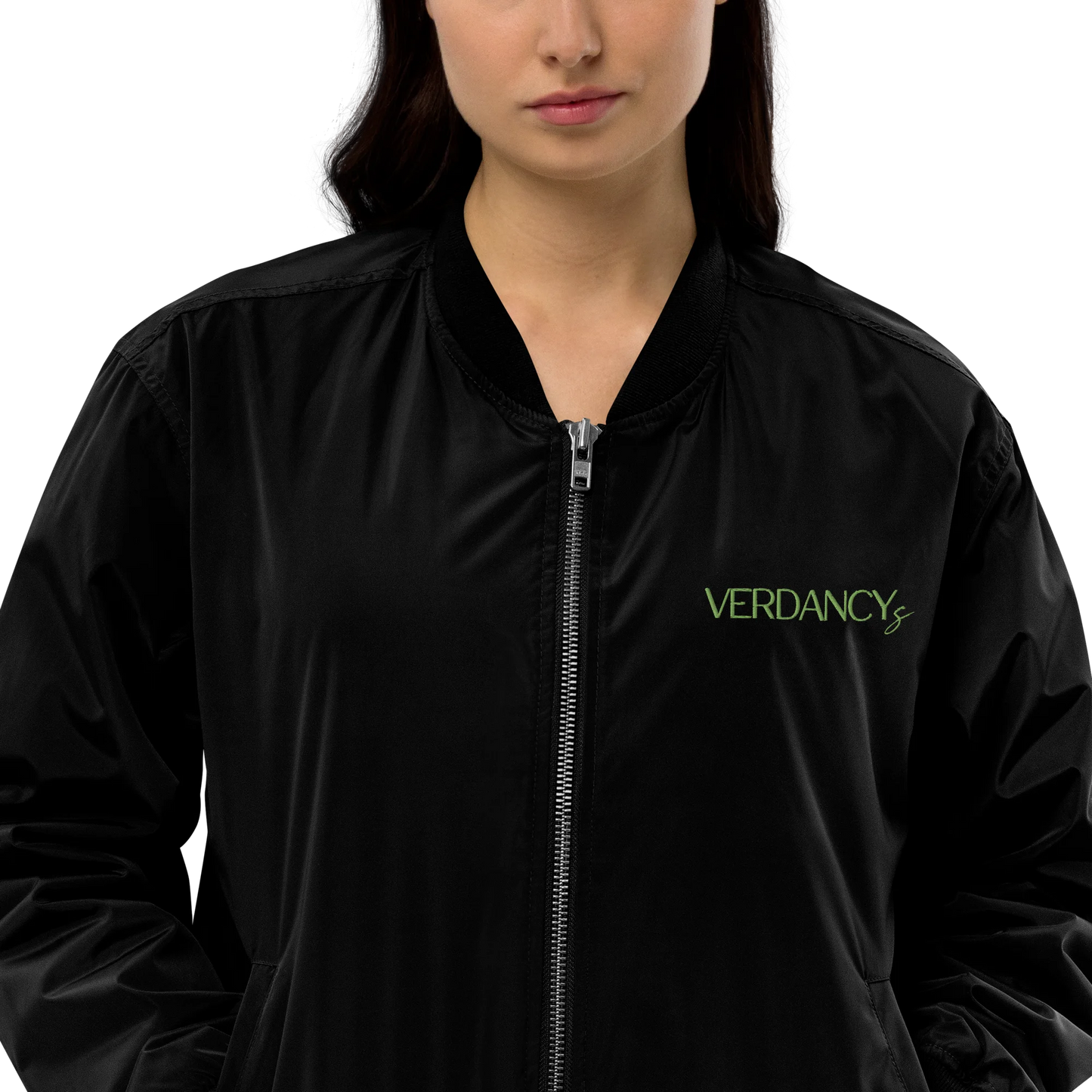 Let's Go Outside Embroidered Premium Recycled Bomber Jacket