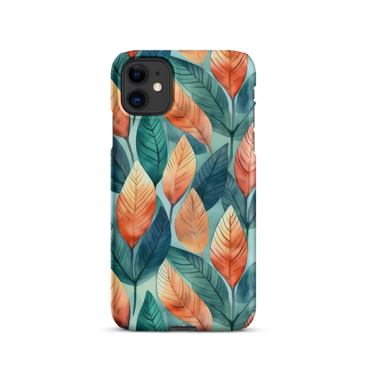 Leafy Minimalism iPhone Case