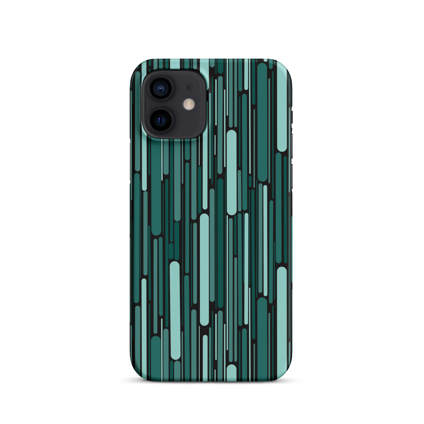 Green Rain Ornament iPhone Case