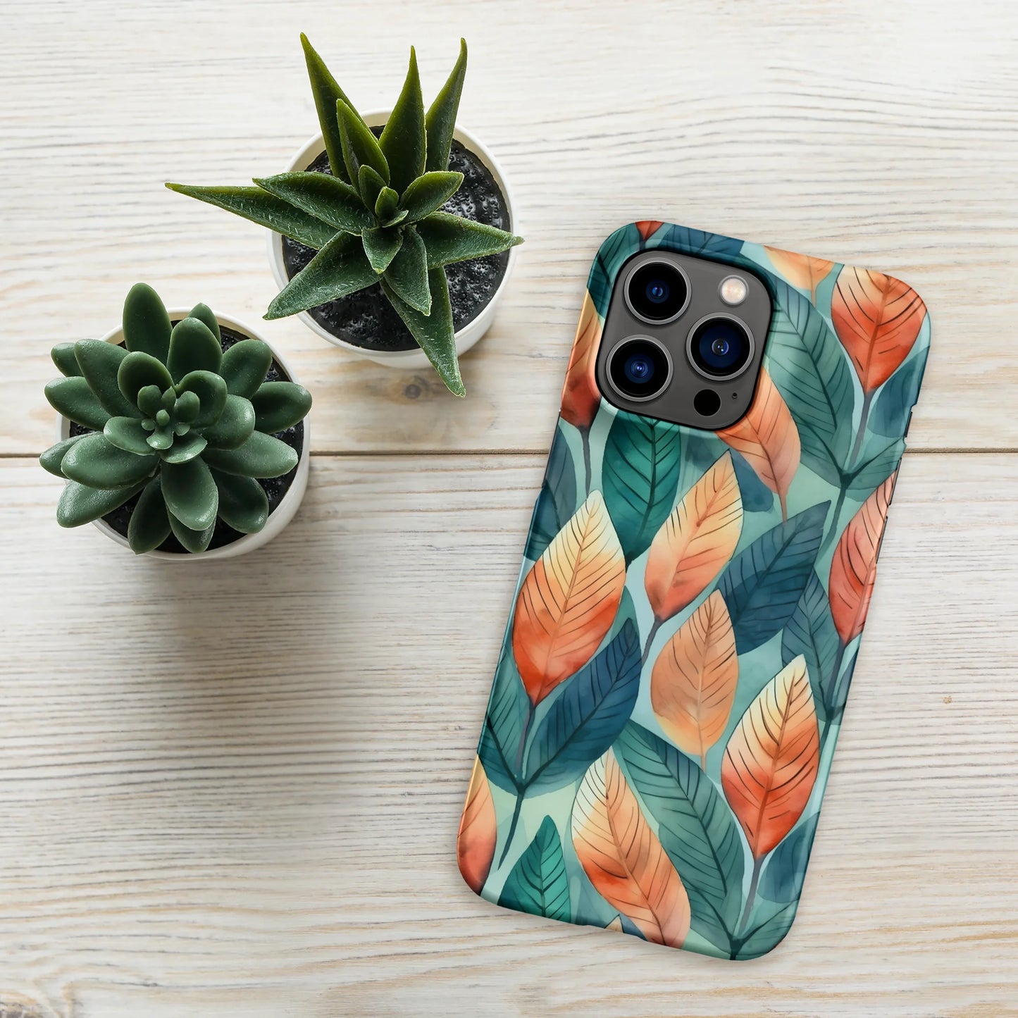 Leafy Minimalism iPhone Case