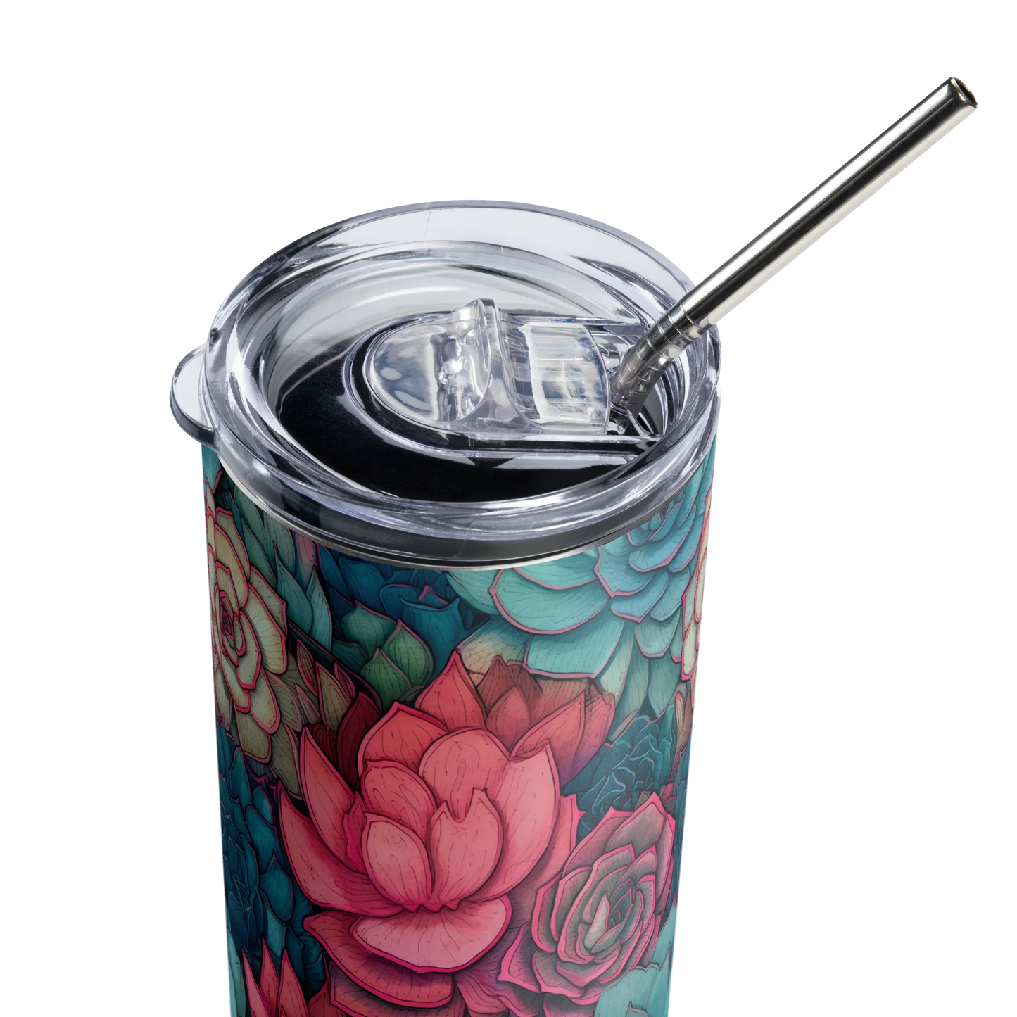 Bright Eternal Flowers Fantasy Tumbler